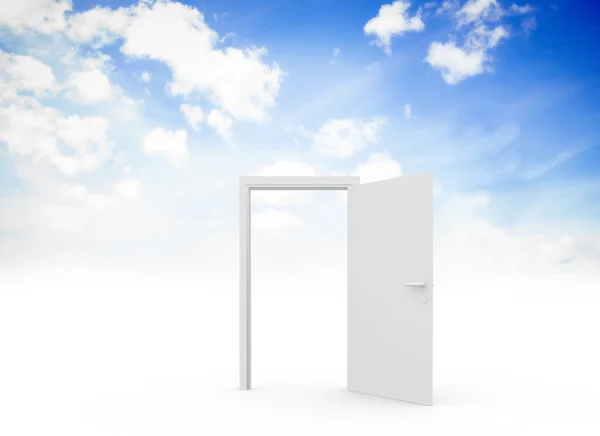Öppna dörren i himlen — Stockfoto