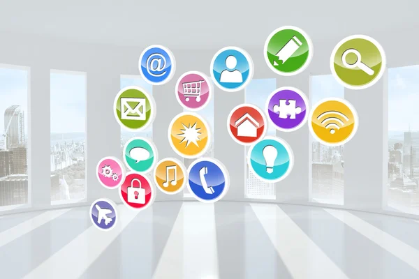 Computing application icons — Stock Photo, Image