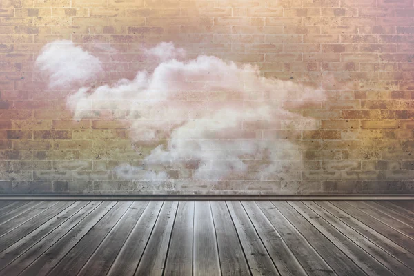 Nuvens em um quarto — Fotografia de Stock