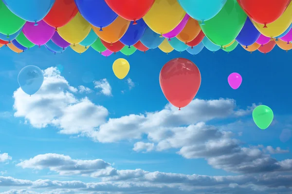 Gökyüzünde balonlar — Stok fotoğraf