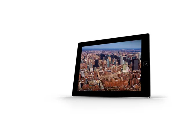 New York sur l'écran de la tablette — Photo