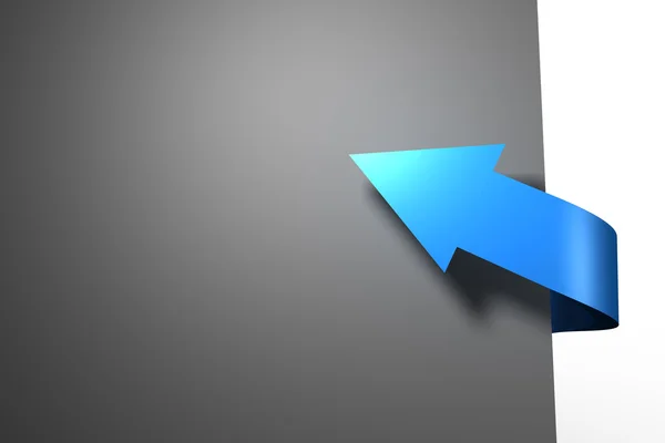 Blue arrow graphic — Stock Photo, Image