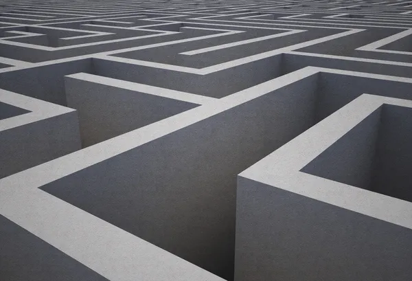 Puzzle labyrinthe difficile — Photo