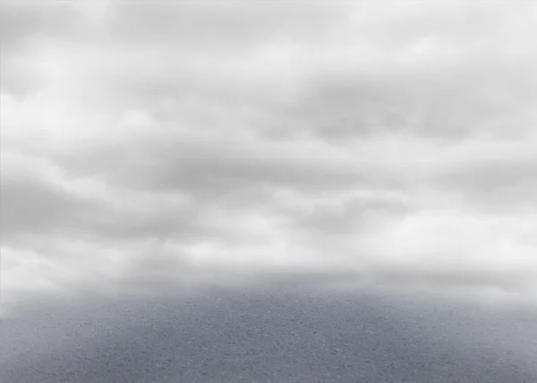 霧の砂漠の風景 — ストック写真