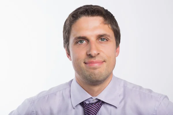 Close-up portrait of a green eyed businessman — Stock Photo, Image