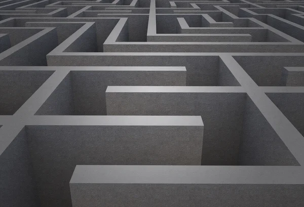 Difficult maze puzzle — Stock Photo, Image