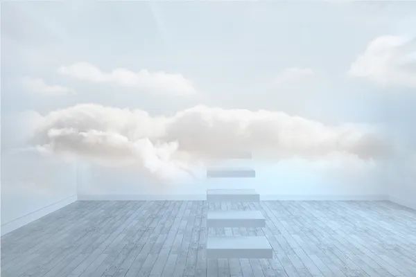 Clouds in a room — Stock Photo, Image