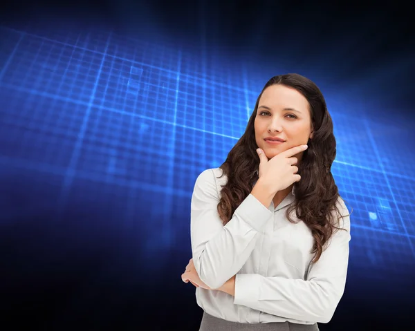 Mujer de negocios posando — Foto de Stock