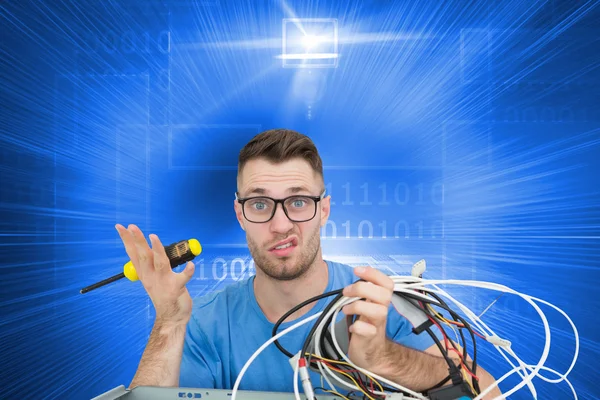 Confused it professional — Stock Photo, Image