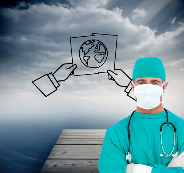 Portrait of an ambitious surgeon — Stock Photo, Image