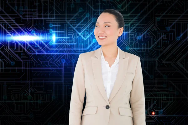 Smiling asian businesswoman — Stock Photo, Image