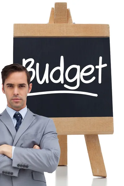 Young businessman looking at camera — Stock Photo, Image