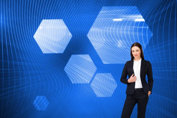 Confident businesswoman standing — Stock Photo, Image