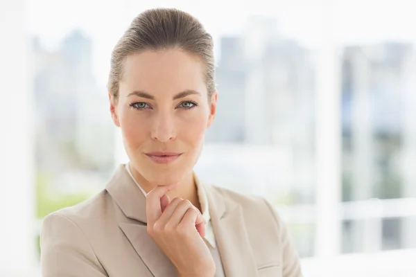 Close-up portrait of a young businesswoman — Stock Photo, Image