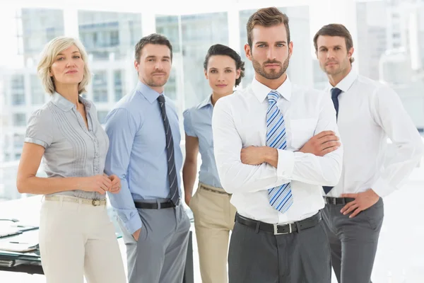Confident business team together in office — Stock Photo, Image