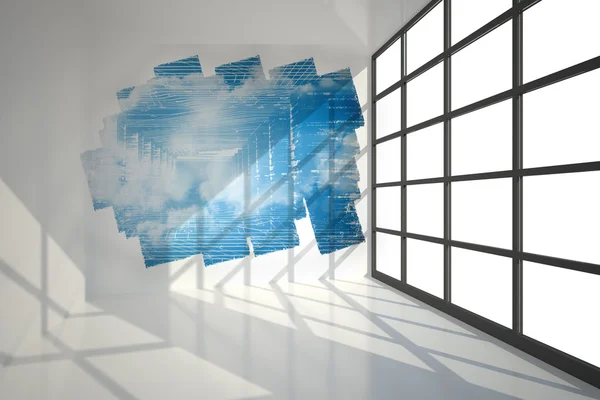 Helle weiße Halle mit Fenstern — Stockfoto © Wavebreakmedia #38464211