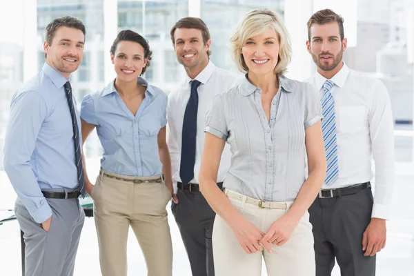 Confident business team together in office — Stock Photo, Image