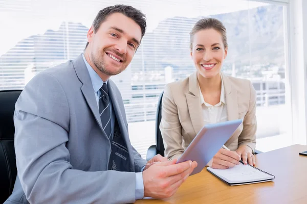 Smartly dressed colleagues in business meeting — Stock Photo, Image
