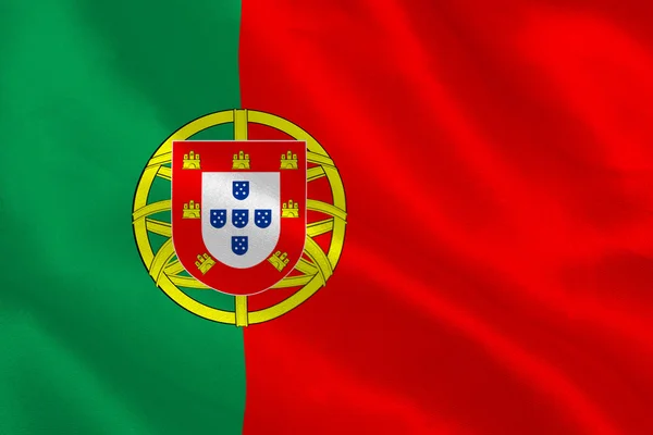 Bandeira de portugese — Fotografia de Stock