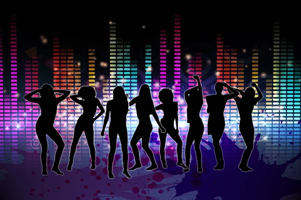 Digitally generated nightlife background — Stock Photo, Image