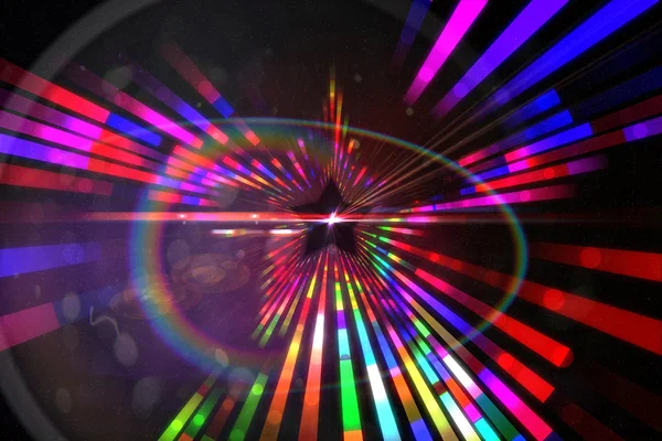 Sfondo laser stellare generato digitalmente — Foto Stock