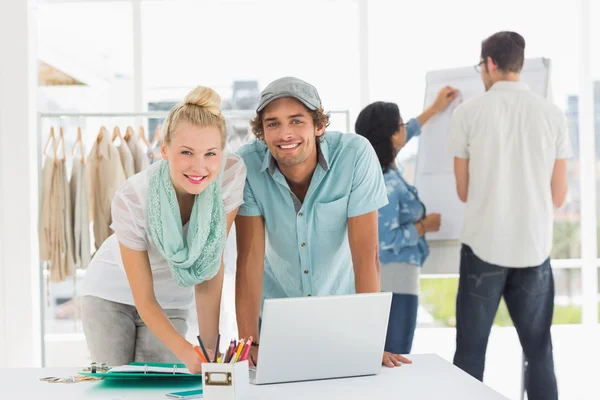 Fashion designers at work — Stock Photo, Image