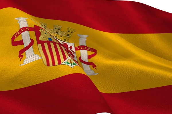 Spanien flagga — Stockfoto