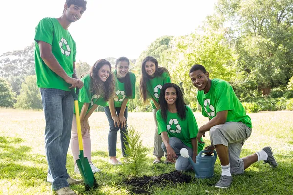 Confident environmentalists — Stock Photo, Image