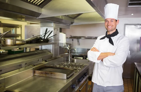 Cocinero con los brazos cruzados — Foto de Stock