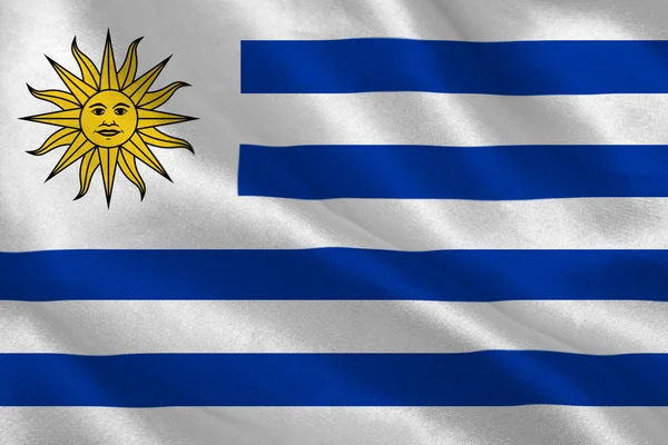 Uruguay flag — Stock Photo, Image