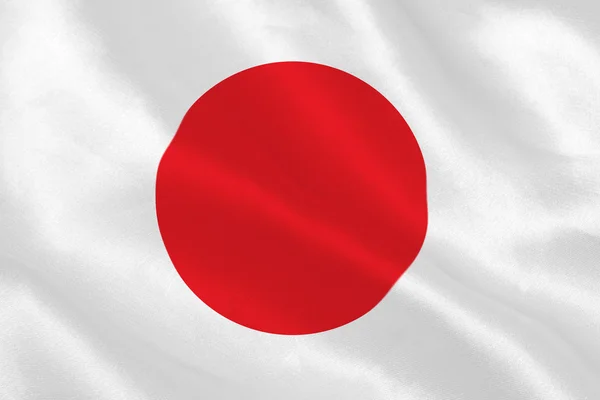 Japanese flag — Stock Photo, Image