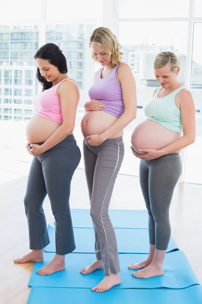 Donne incinte che guardano urti — Foto Stock