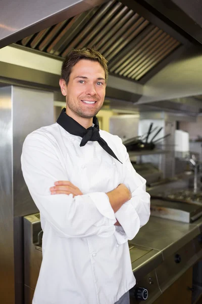 Cocinero con los brazos cruzados — Foto de Stock