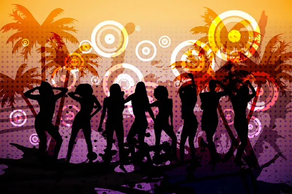 Digitally generated nightclub background — Stock Photo, Image