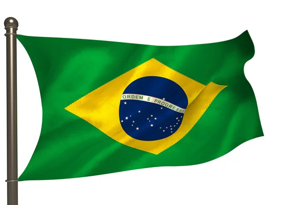 Bandeira brasileira — Fotografia de Stock