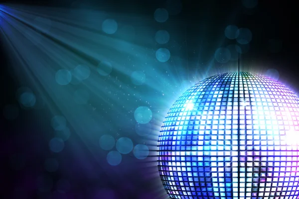 Digitaal gegenereerde disco bal — Stockfoto