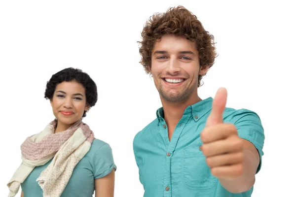 Casual young couple — Stock Photo, Image