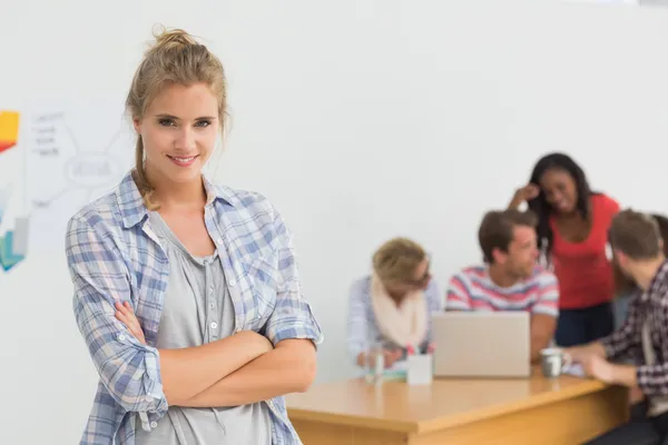 Smiling young designer — Stock Photo, Image