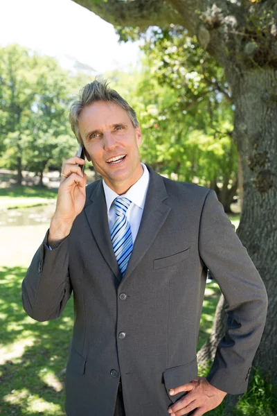 Zakenman aanwezigheidsdienst — Stockfoto