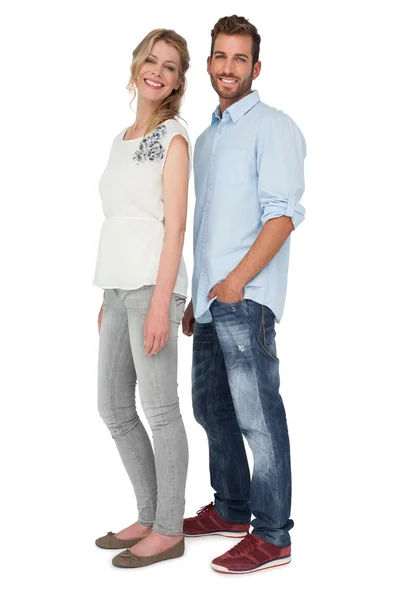 Smiling young couple — Stock Photo, Image