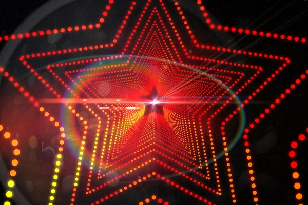 Digitaal gegenereerd ster laser achtergrond — Stockfoto