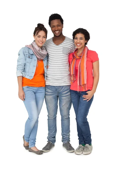 Three cool young friends — Stock Photo, Image