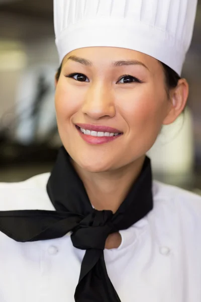 Female cook in kitchen — Stock Photo, Image