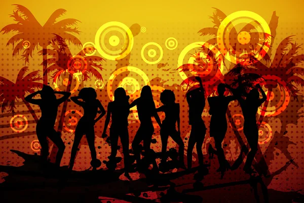 Digitally generated nightclub background — Stock Photo, Image