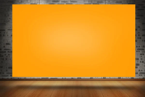Orange card — Stock Photo, Image