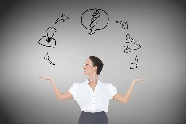 Elegant businesswoman posing — Stock Photo, Image