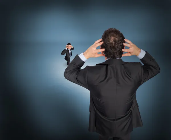 Stressed businessman — Stock Photo, Image