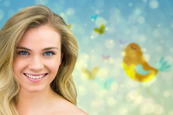 Blonde natural beauty — Stock Photo, Image