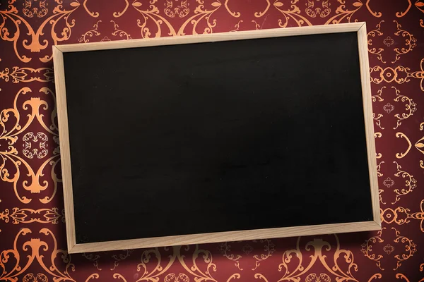 Schoolbord met houten frame — Stockfoto