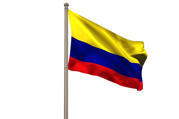 Flagi narodowej Kolumbii — Zdjęcie stockowe